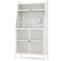 5-tier Metal Kitchen Bakers Rack with Pegboard 8 Hooks