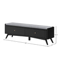 Wood Bench in Black