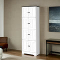 Tall Storage Cabinet with Doors and Shelves