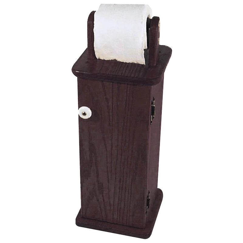 Oak Toilet Paper Cabinet
