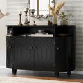 48W Storage Cabinet with Four Doors and Adjustable Shelves