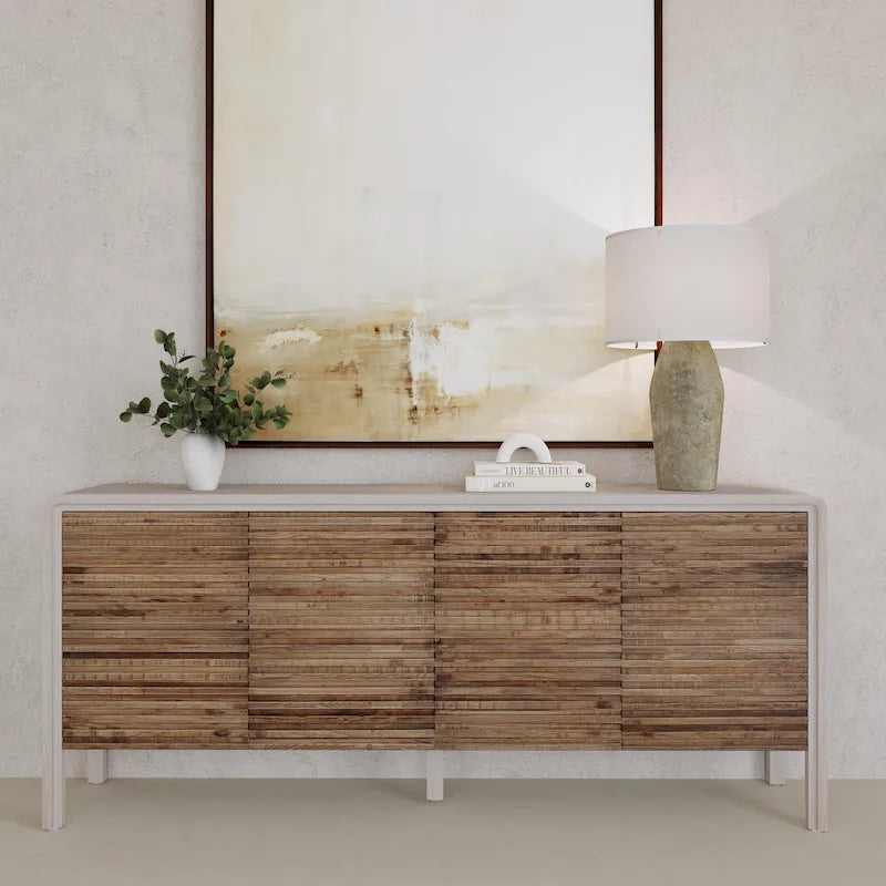 Elodie 4-Door Sideboard - 79Wx17Dx34H