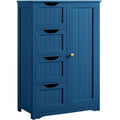 4-Tier Wooden Bathroom Floor Cabinet for Bathroom Kitchen
