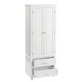 Tall Storage Cabinet with Two Drawers for Bathroom/Office - 24x62.5